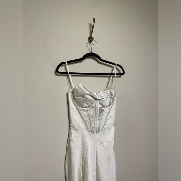 House of CB Charmaine Ivory Corset Maxi Dress - Picture 9 of 12